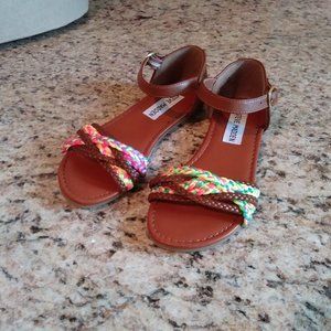 Steve Madden KIDS Girls Faux Leather Sandals NWOT